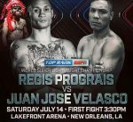 レジス・プログレイスVSファン・ホセ・ベラスコ LIVE