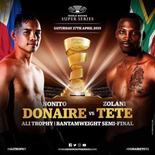 4/27onDAZN WBSS準決勝・ノニト・ドネアVSゾラニ・テテ