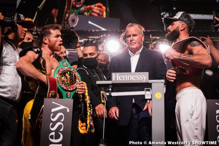 サウル”カネロ”アルバレスVSカレブ・プラント LIVE